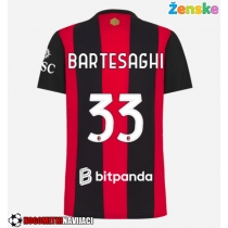 Ženske Nogometnih dresov AC Milan Davide Bartesaghi #33 Domači 2026-27 Kratki rokavi